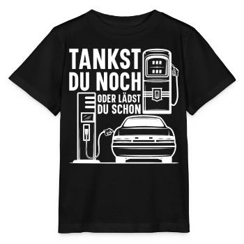 Station de recharge pour voiture électrique Station de remplissage de voiture électrique - T-shirt bio MINI CREATOR Stanley/Stella Enfant - noir - Devant - Mikhail (115cm)