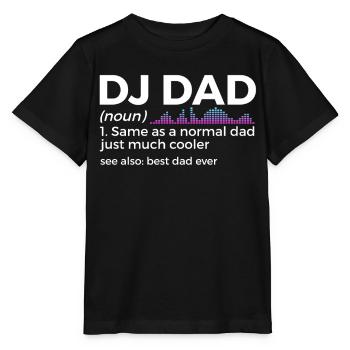 DJ Performance - T-shirt bio MINI CREATOR Stanley/Stella Enfant - noir - Devant - Mikhail (115cm)