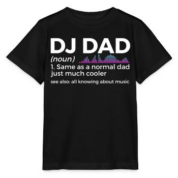 DJ Performance - T-shirt bio MINI CREATOR Stanley/Stella Enfant - noir - Devant - Mikhail (115cm)