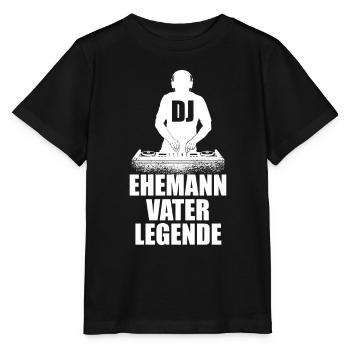 DJ Auftritt Auflegen - Stanley/Stella Kinder T-Shirt MINI CREATOR  - Schwarz - Vorne - Mikhail (115cm)
