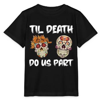 Mean Teacher Sugar Skull Day of the Dead - Stanley/Stella MINI CREATOR Kids’ T-Shirt - black - Front - Mikhail (115cm)