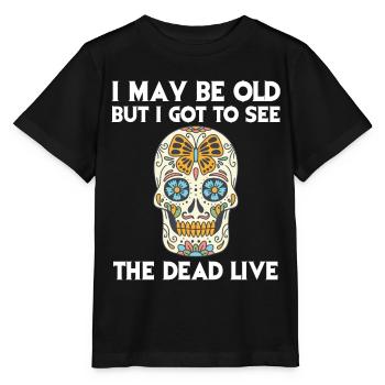 Skull Dead Sugar Skull Woman Day of the Dead - Stanley/Stella MINI CREATOR Kids’ T-Shirt - black - Front - Mikhail (115cm)