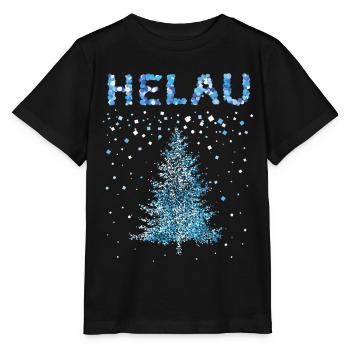 Carnival Confetti Helau Christmas Time Christmas Tree - Stanley/Stella MINI CREATOR Kids’ T-Shirt - black - Front - Mikhail (115cm)