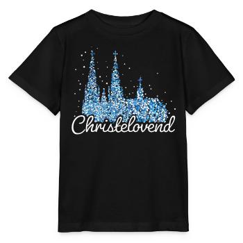 Cathédrale de Cologne Colonia Carnaval de Cologne Noël - T-shirt bio MINI CREATOR Stanley/Stella Enfant - noir - Devant - Mikhail (115cm)