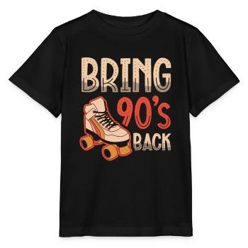 Ramenez les années 90. Années quatre-vingt-dix - T-shirt bio MINI CREATOR Stanley/Stella Enfant - noir - Devant - Mikhail (115cm)