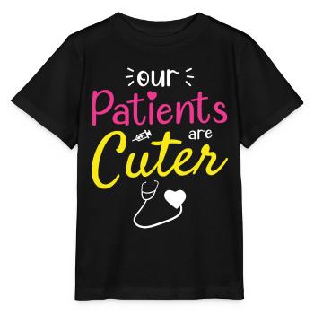 Unsere Patienten Sind Ein Netter Arzt, Kinderarzt - Stanley/Stella Kinder T-Shirt MINI CREATOR  - Schwarz - Vorne - Mikhail (115cm)