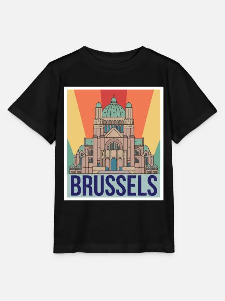 Brüssel Wissenschaft Atomkern Physik Atomphysiker - Stanley/Stella Kinder T-Shirt MINI CREATOR  - Schwarz