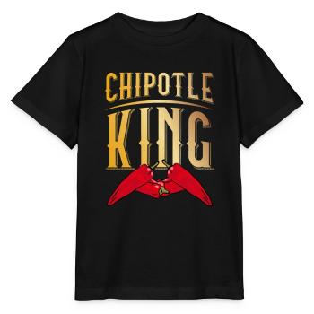 Chipotle King Spicy Food Flavour Spice - Stanley/Stella MINI CREATOR Kids’ T-Shirt - black - Front - Mikhail (115cm)