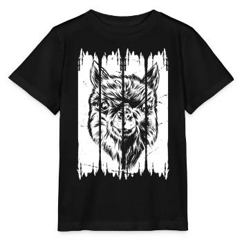 Alpaga Llama Head Llama Farmer - Llamas Llama - T-shirt bio MINI CREATOR Stanley/Stella Enfant - noir - Devant - Mikhail (115cm)