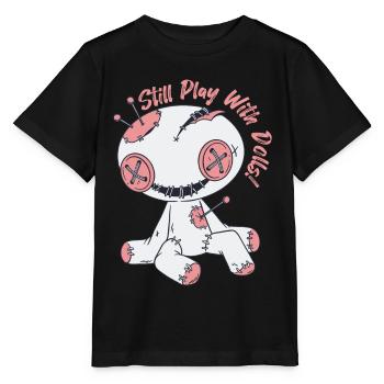 Poupée vaudou effrayante jouant avec des poupées Sorcellerie - T-shirt bio MINI CREATOR Stanley/Stella Enfant - noir - Devant - Mikhail (115cm)