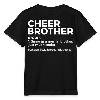 Cheerleader Cheerleading - Stanley/Stella Kinder T-Shirt MINI CREATOR  - Schwarz - Vorne - Mikhail (115cm)