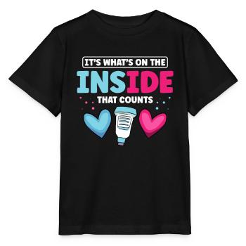 Auf Das Innere Kommt Es An Sonographer - Stanley/Stella Kinder T-Shirt MINI CREATOR  - Schwarz - Vorne - Mikhail (115cm)