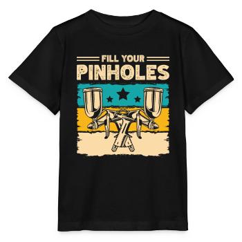 Füllen Sie Ihre Pinholes Auto Body Painter Auto - Stanley/Stella Kinder T-Shirt MINI CREATOR  - Schwarz - Vorne - Mikhail (115cm)