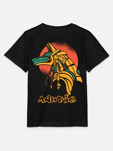 Anubis Egypte Pyramides Egypte Egyptologue Egyptien Go - T-shirt bio MINI CREATOR Stanley/Stella Enfant - noir
