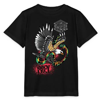 Falcon Sharp objects Falconry Eagle Goshawk Falk - Stanley/Stella MINI CREATOR Kids’ T-Shirt - black - Front - Mikhail (115cm)