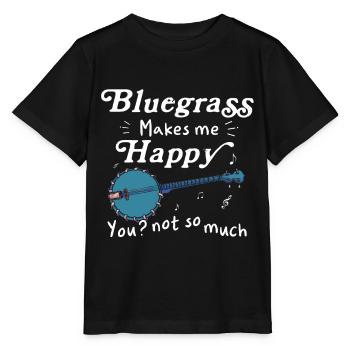 Chemises Banjo Pour Hommes Bluegrass Appalachia Folk - T-shirt bio MINI CREATOR Stanley/Stella Enfant - noir - Devant - Mikhail (115cm)