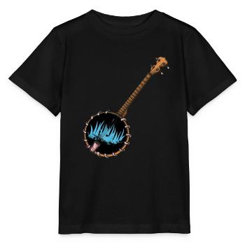 Banjo - Stanley/Stella MINI CREATOR Kids’ T-Shirt - black - Front - Mikhail (115cm)