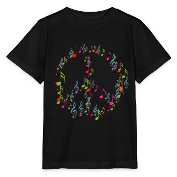 Hippie - Stanley/Stella Kinder T-Shirt MINI CREATOR  - Schwarz - Vorne - Mikhail (115cm)
