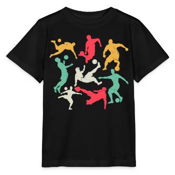 Soccer Player Soccer Game - Soccer Players - Stanley/Stella MINI CREATOR Kids’ T-Shirt - black - Front - Mikhail (115cm)