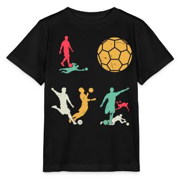 Soccer LOVE Soccer Player - Soccer Lover - Stanley/Stella Kinder T-Shirt MINI CREATOR  - Schwarz - Vorne - Mikhail (115cm)