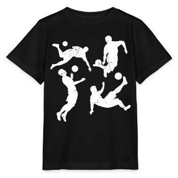 Playing Soccer Game Soccer Sports - Soccer Players - Stanley/Stella Kinder T-Shirt MINI CREATOR  - Schwarz - Vorne - Mikhail (115cm)