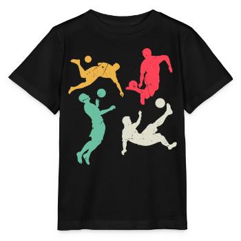 Soccer Sports Soccer Game - Soccer Players - Stanley/Stella Kinder T-Shirt MINI CREATOR  - Schwarz - Vorne - Mikhail (115cm)