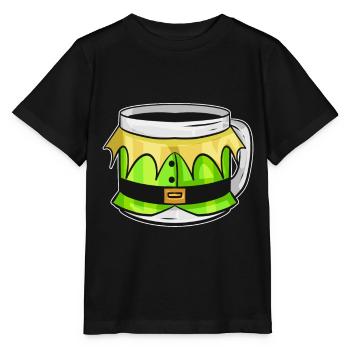 Autumn Beaker With Elfs Dress For Christmas - Stanley/Stella MINI CREATOR Kids’ T-Shirt - black - Front - Mikhail (115cm)