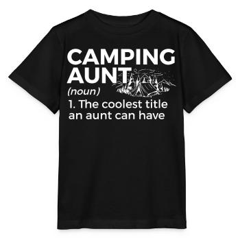Camping Camping Camping-car - T-shirt bio MINI CREATOR Stanley/Stella Enfant - noir - Devant - Mikhail (115cm)