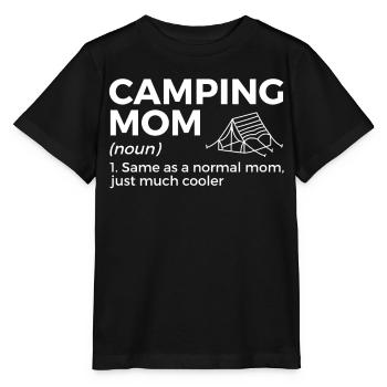 Camping Camping Camping-car - T-shirt bio MINI CREATOR Stanley/Stella Enfant - noir - Devant - Mikhail (115cm)