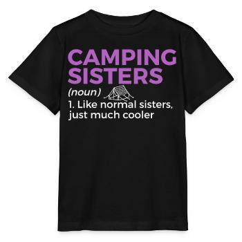 Camping Camping Camping-car - T-shirt bio MINI CREATOR Stanley/Stella Enfant - noir - Devant - Mikhail (115cm)