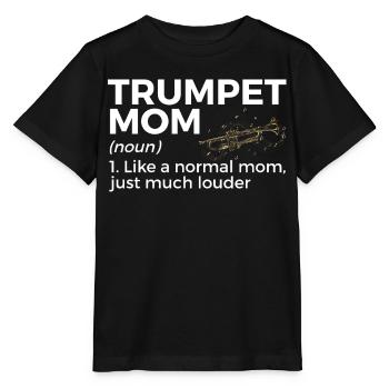 Trumpet Musician Brass Music - Stanley/Stella MINI CREATOR Kids’ T-Shirt - black - Front - Mikhail (115cm)