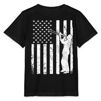 Trombone Musicien Brass Band - T-shirt bio MINI CREATOR Stanley/Stella Enfant - noir - Devant - Mikhail (115cm)