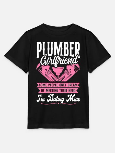 Plumbing Plumber Girlfriend - Stanley/Stella Kinder T-Shirt MINI CREATOR  - Schwarz