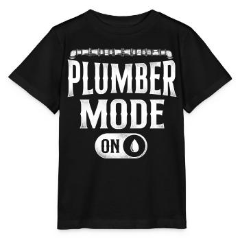 Plombier Plombier Plombier Vintage Plombier - T-shirt bio MINI CREATOR Stanley/Stella Enfant - noir - Devant - Mikhail (115cm)