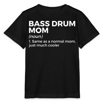 Musicien de grosse caisse - T-shirt bio MINI CREATOR Stanley/Stella Enfant - noir - Devant - Mikhail (115cm)