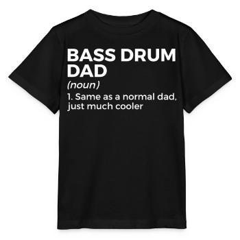 Musicien de grosse caisse - T-shirt bio MINI CREATOR Stanley/Stella Enfant - noir - Devant - Mikhail (115cm)