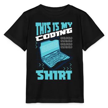 Dies Ist Mein Programmierer-webentwickler - Stanley/Stella Kinder T-Shirt MINI CREATOR  - Schwarz - Vorne - Mikhail (115cm)