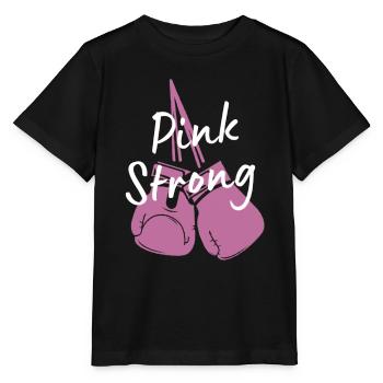 Brustkrebs Geschenk Breast Cancer Krebs Rosa - Stanley/Stella Kinder T-Shirt MINI CREATOR  - Schwarz - Vorne - Mikhail (115cm)
