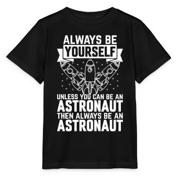 Space Rocket Space Ship Aerospace Space Travel Branch - Stanley/Stella MINI CREATOR Kids’ T-Shirt - black - Front - Mikhail (115cm)