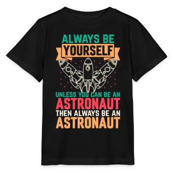 Space Rocket Spaceship Space Travel Space Astronau - Stanley/Stella Kinder T-Shirt MINI CREATOR  - Schwarz - Vorne - Mikhail (115cm)