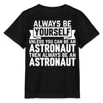 Space Rocket Aerospace Astronaut Space Travel Astr - Stanley/Stella MINI CREATOR Kids’ T-Shirt - black - Front - Mikhail (115cm)
