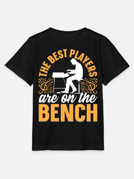 The Best Players Are On The Bench I Pianist Piano - Stanley/Stella Kinder T-Shirt MINI CREATOR - Schwarz