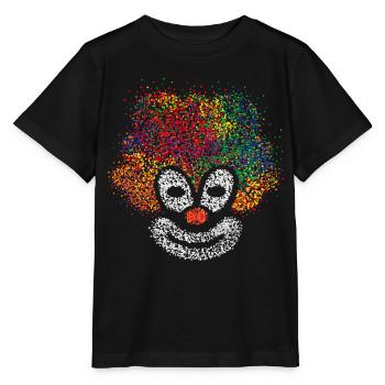 Ensemble de costumes de carnaval de clown Kölle Alaaf - T-shirt bio MINI CREATOR Stanley/Stella Enfant - noir - Devant - Mikhail (115cm)