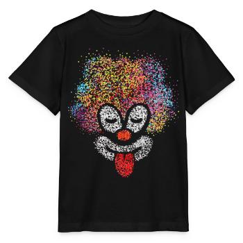 Carnaval Clown Carnaval Confettis Fastelovend - T-shirt bio MINI CREATOR Stanley/Stella Enfant - noir - Devant - Mikhail (115cm)