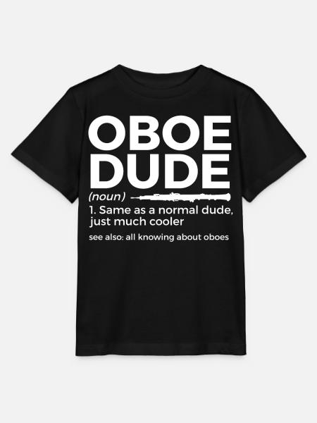 Oboe Musiker - Stanley/Stella Kinder T-Shirt MINI CREATOR  - Schwarz