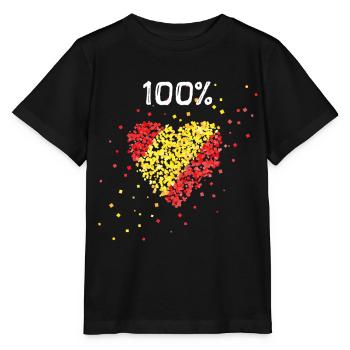 Espagne Espagnol Espagnol Drapeau espagnol Espagnefan - T-shirt bio MINI CREATOR Stanley/Stella Enfant - noir - Devant - Mikhail (115cm)