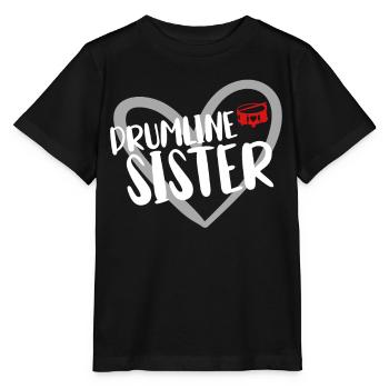 Drumline Trommeln Geschenk - Stanley/Stella Kinder T-Shirt MINI CREATOR  - Schwarz - Vorne - Mikhail (115cm)