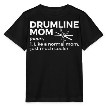 Drumline Trommeln Geschenk - Stanley/Stella Kinder T-Shirt MINI CREATOR  - Schwarz - Vorne - Mikhail (115cm)