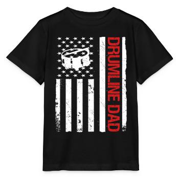 Drumline Trommeln Geschenk - Stanley/Stella Kinder T-Shirt MINI CREATOR  - Schwarz - Vorne - Mikhail (115cm)