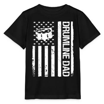Drumline Trommeln Geschenk - Stanley/Stella Kinder T-Shirt MINI CREATOR  - Schwarz - Vorne - Mikhail (115cm)